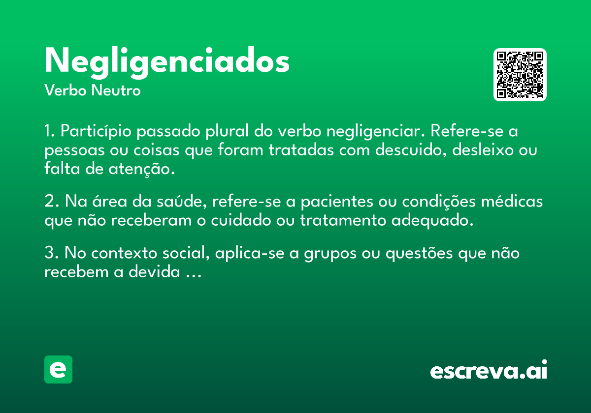 negligenciados