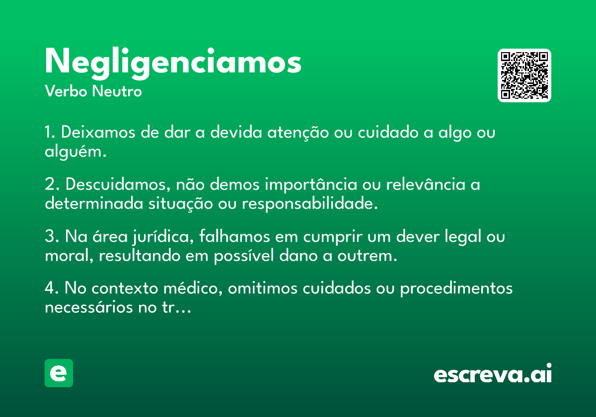negligenciamos