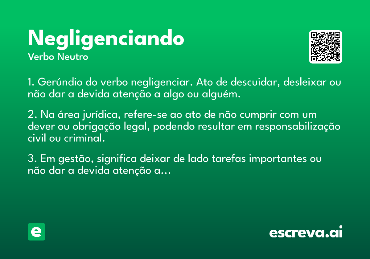 negligenciando