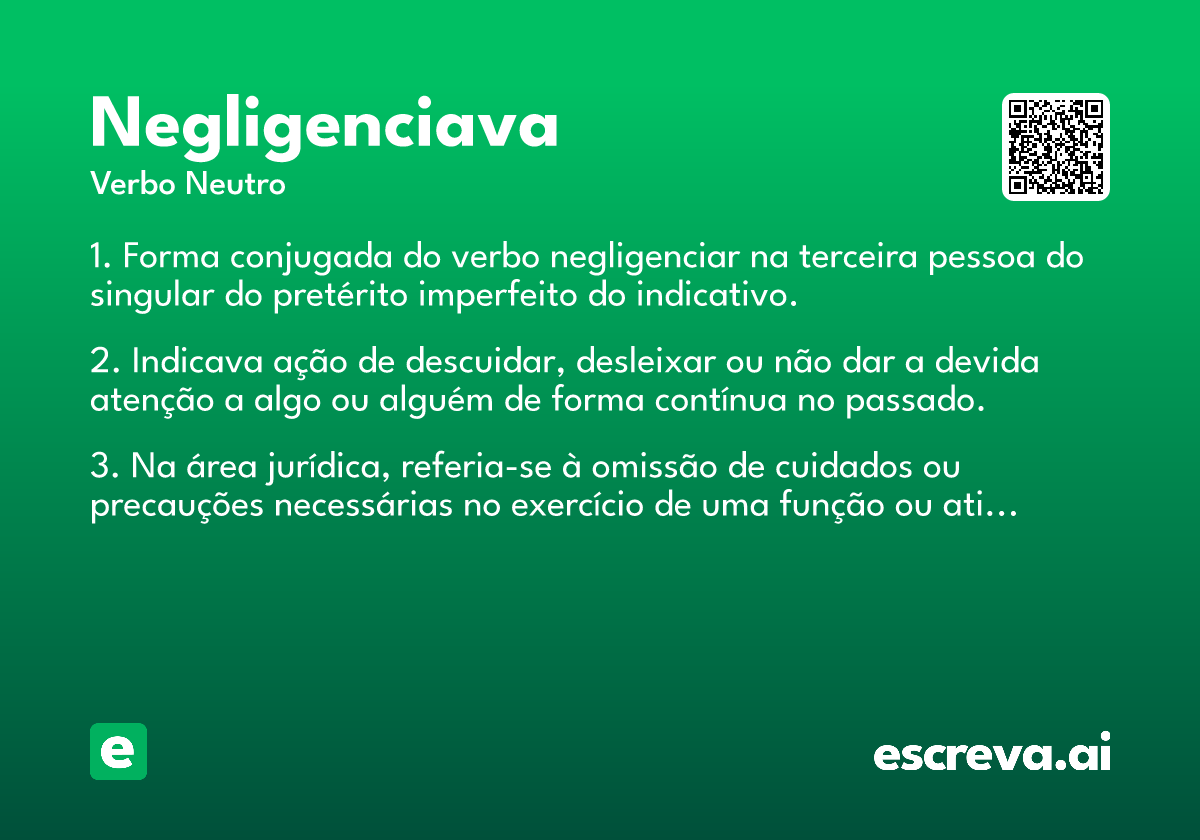 negligenciava