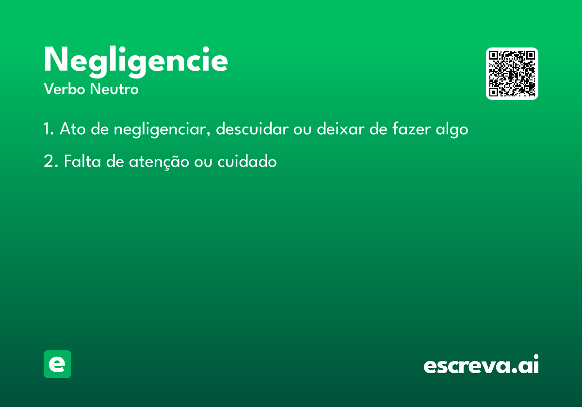 negligencie