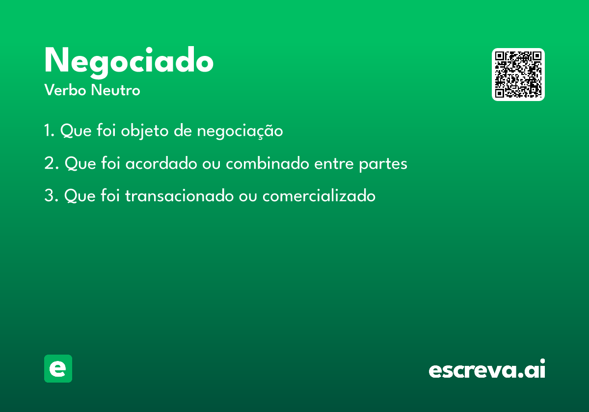 negociado