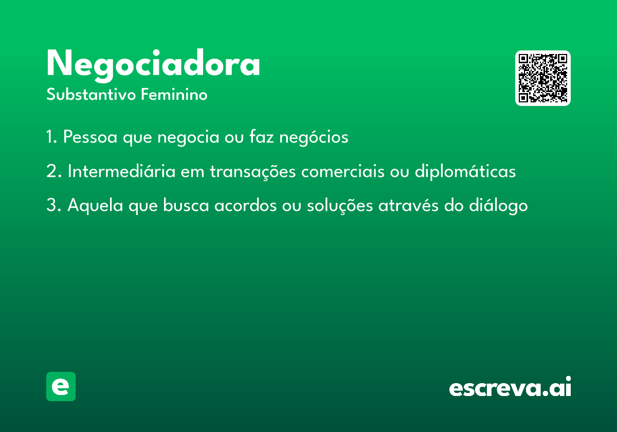 negociadora