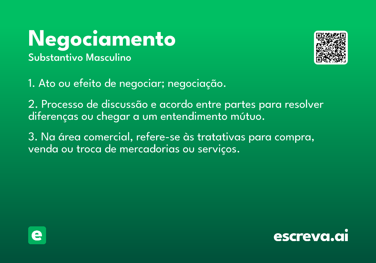 negociamento