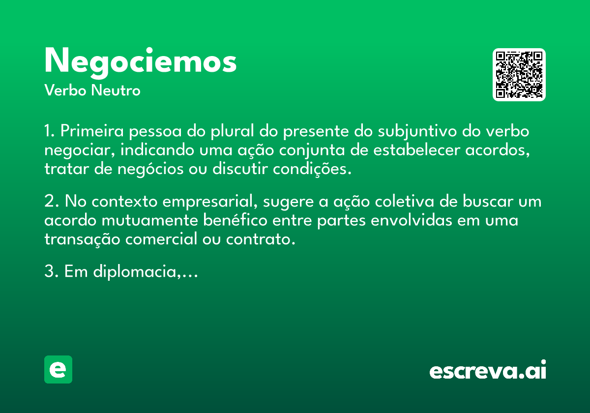negociemos