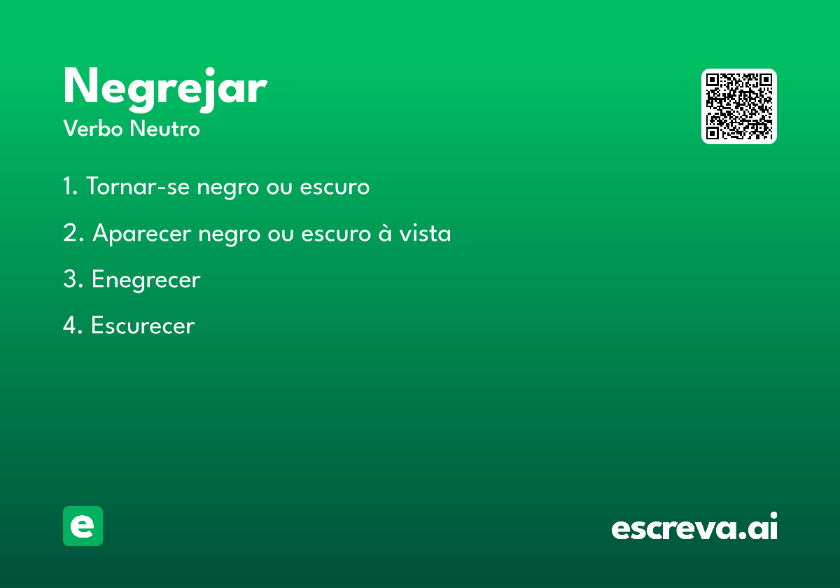 negrejar