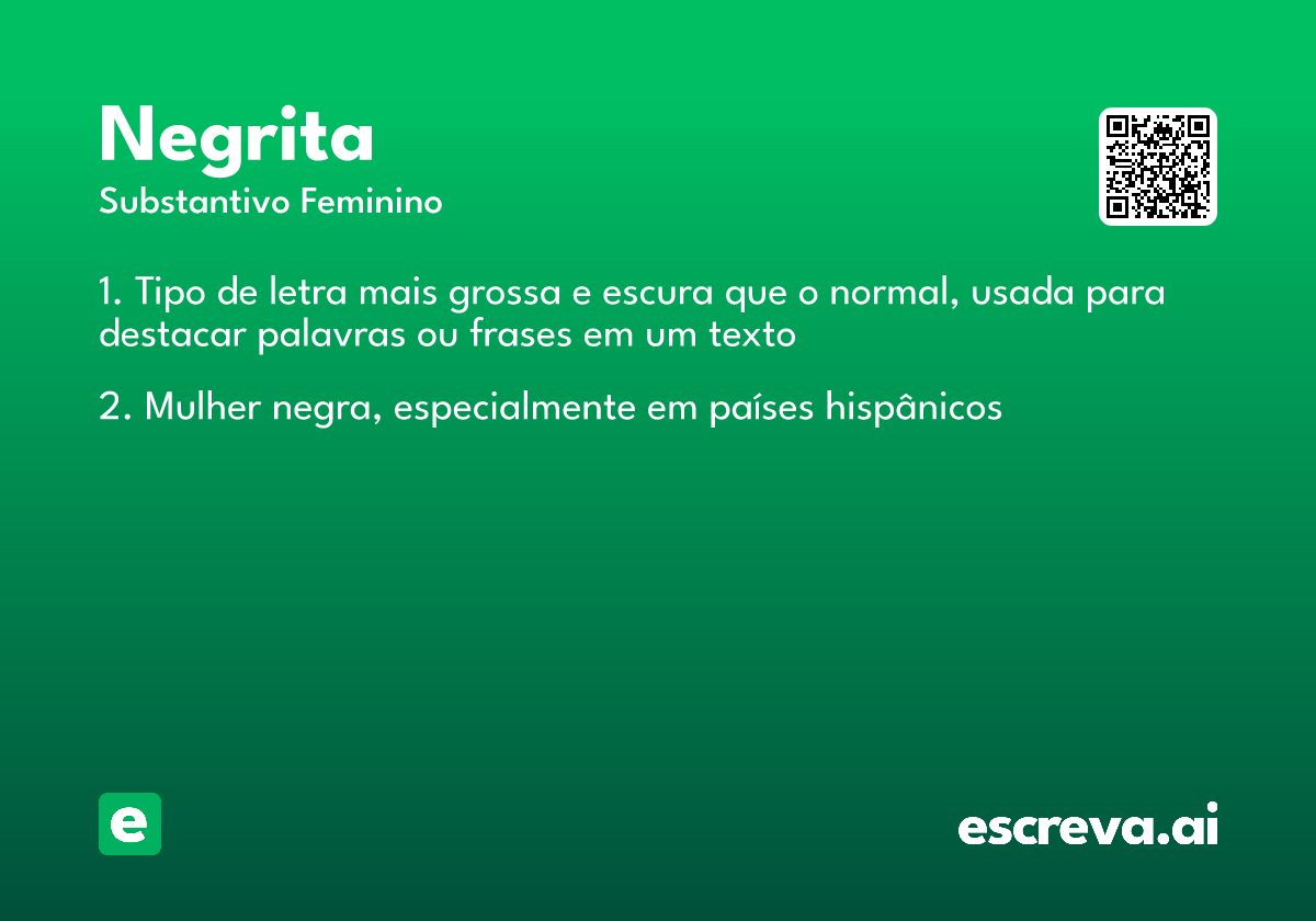 negrita