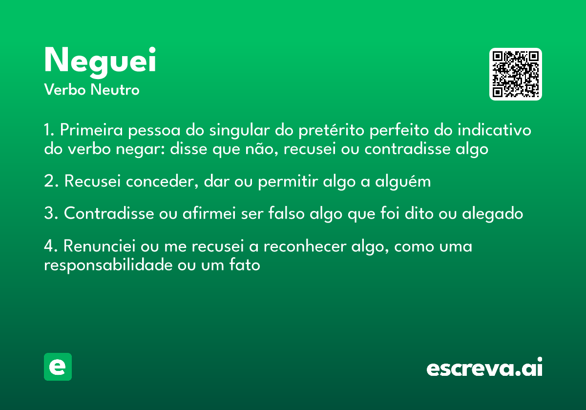neguei