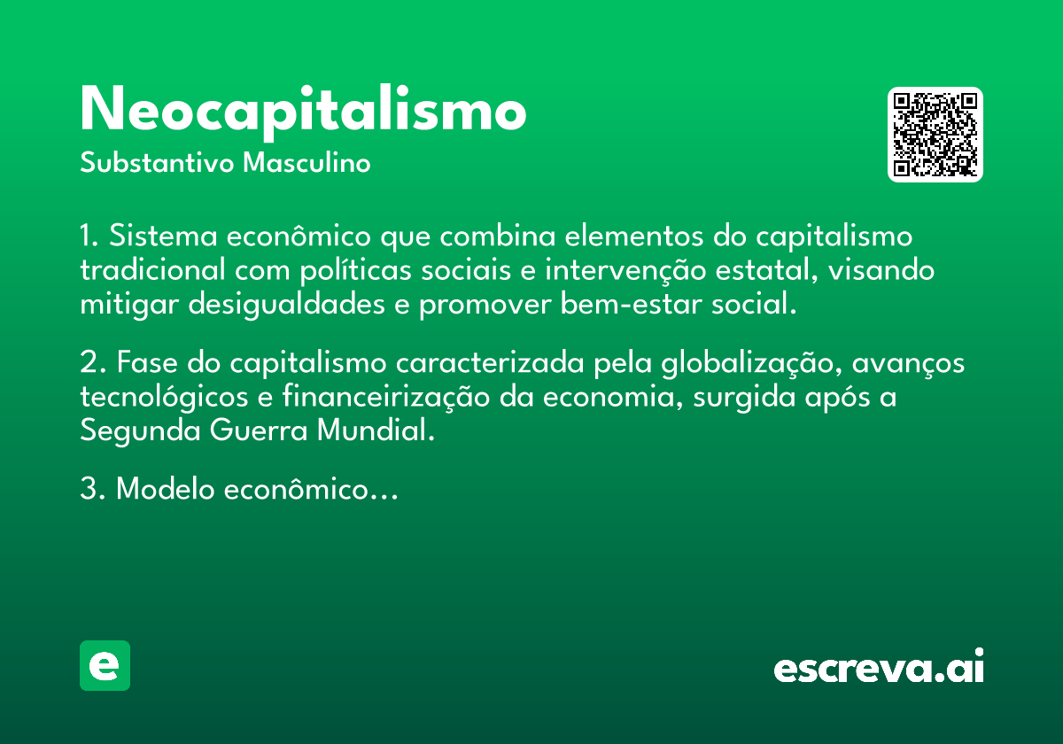 neocapitalismo
