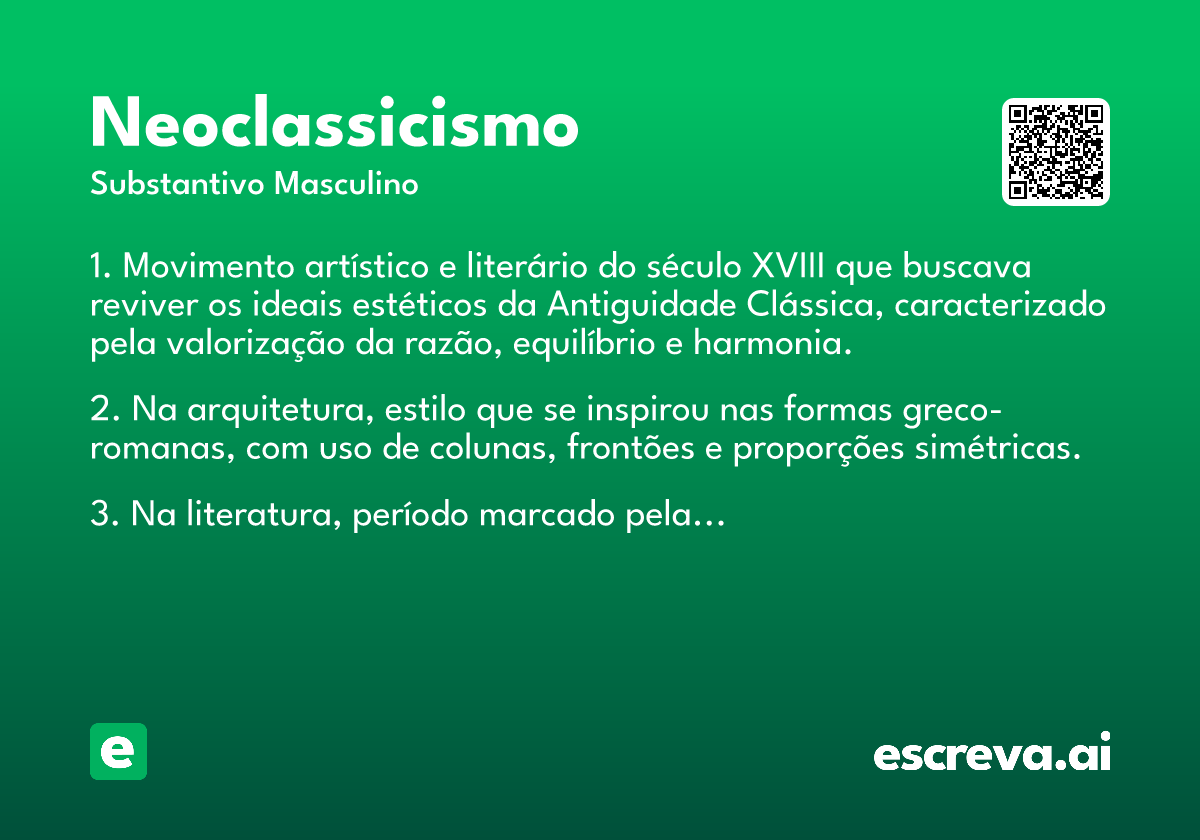 neoclassicismo