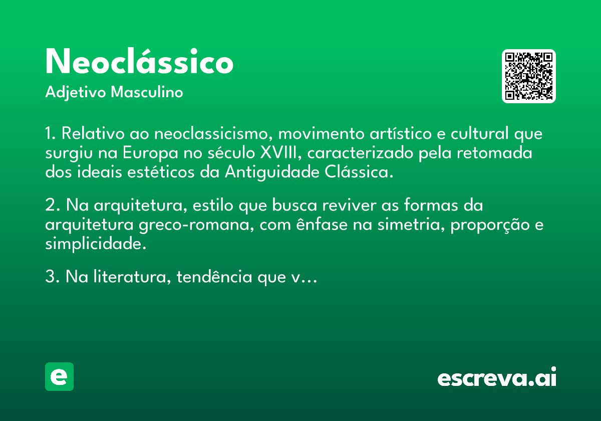 neoclássico