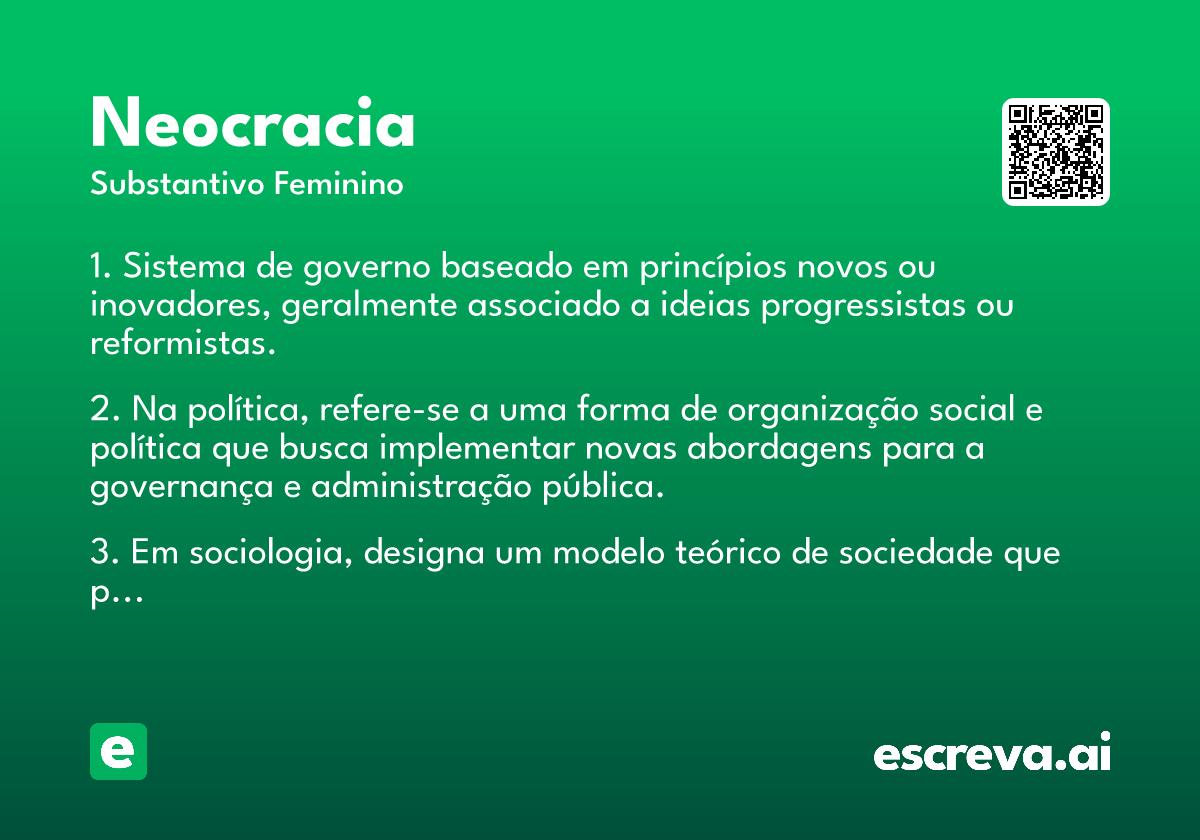neocracia