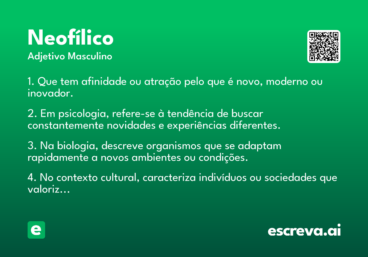 neofílico