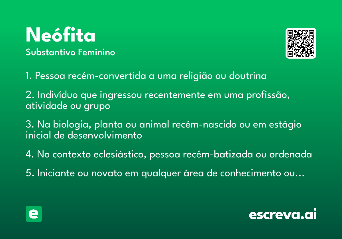 neófita