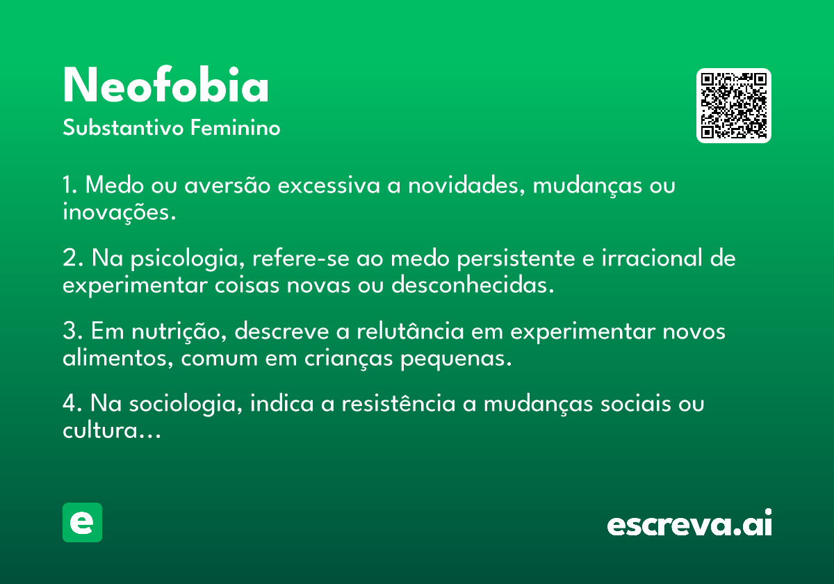 neofobia
