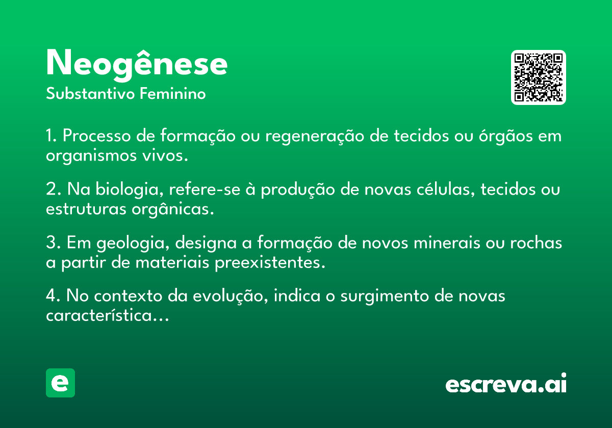 neogênese
