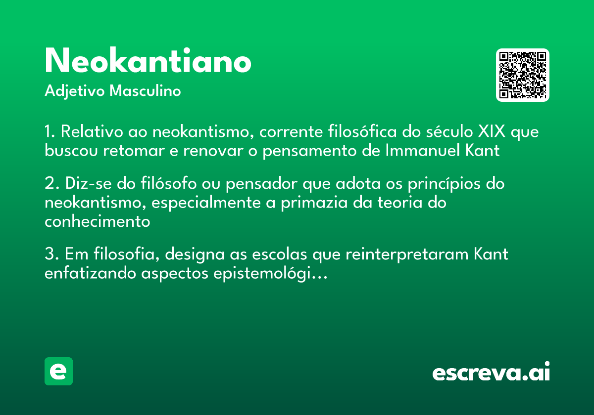 neokantiano