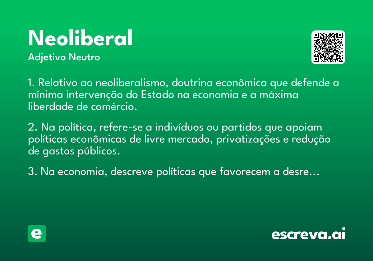 neoliberal