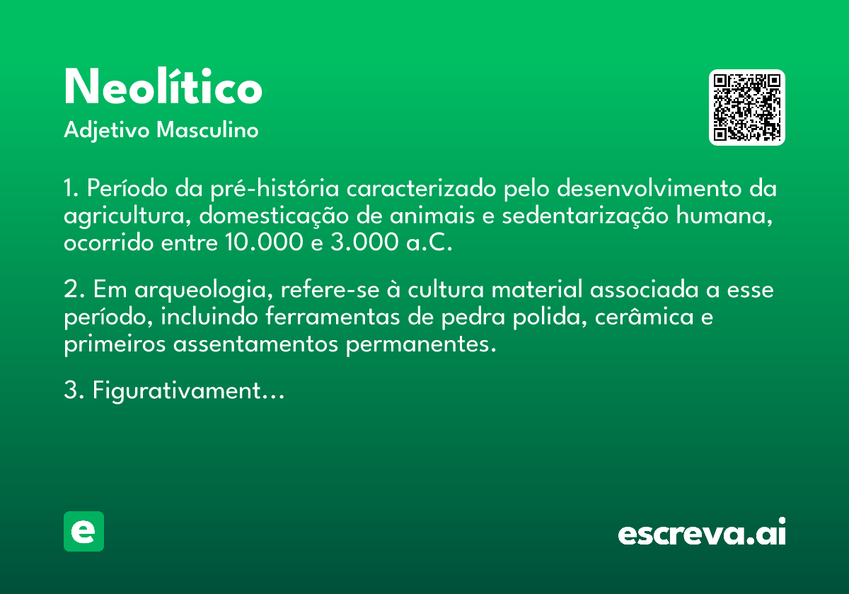 neolítico