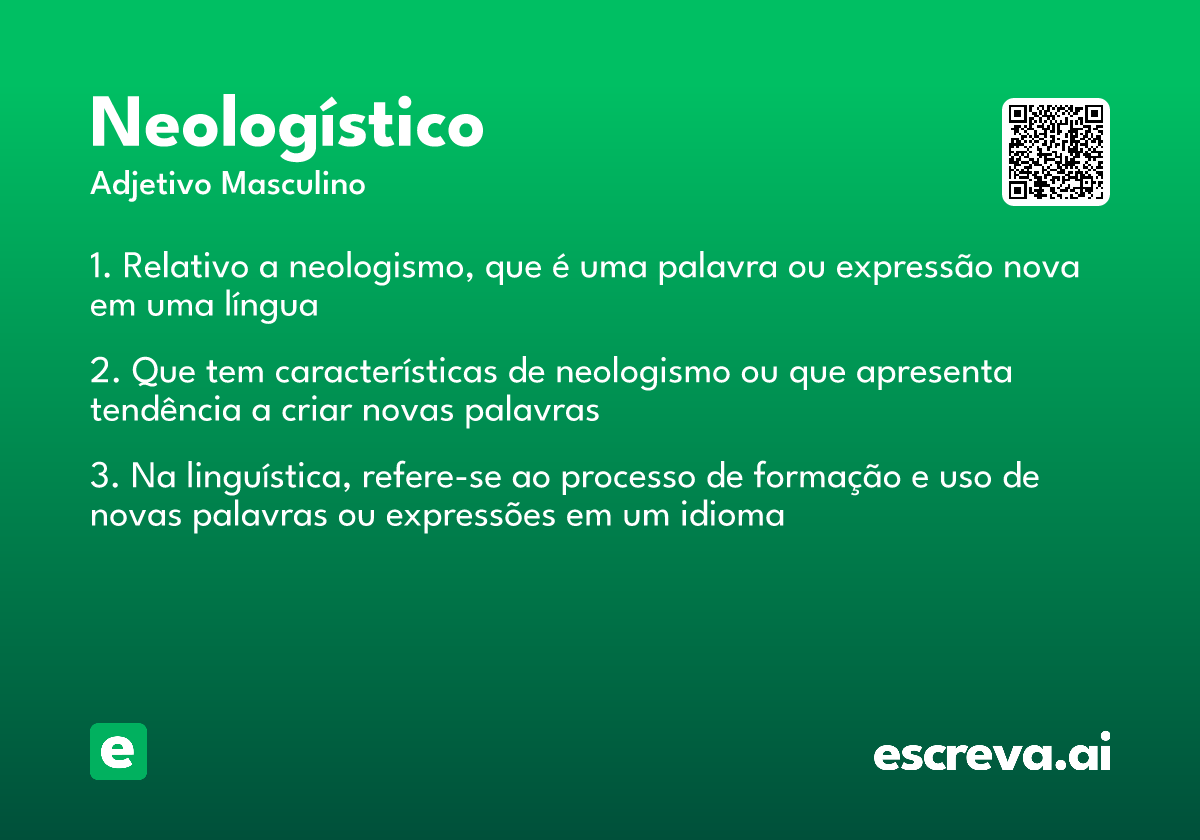 neologístico