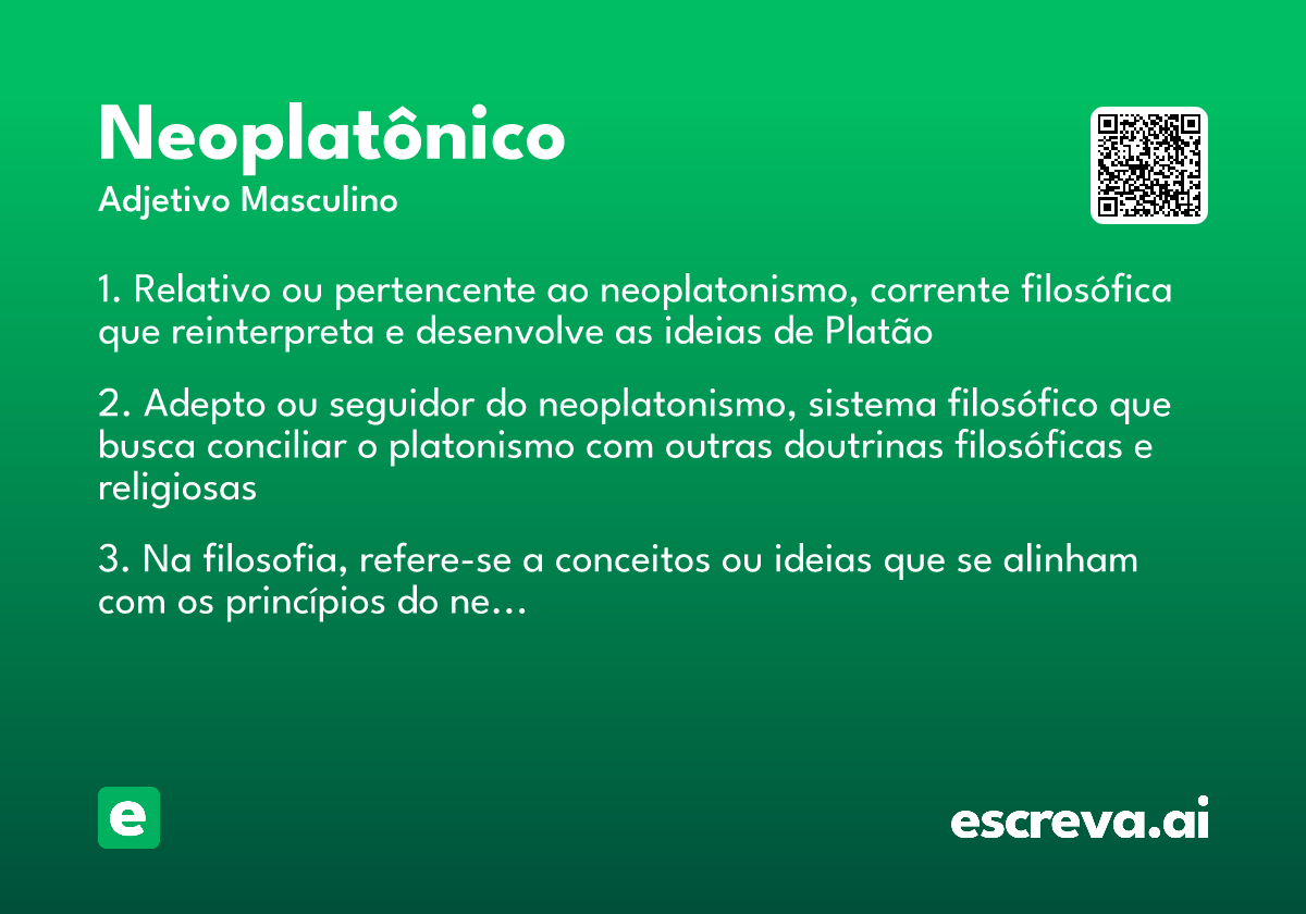 neoplatônico
