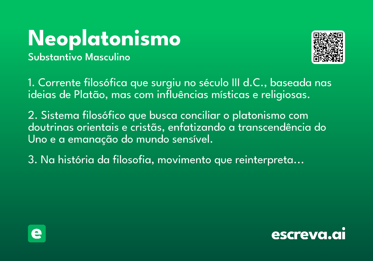 neoplatonismo