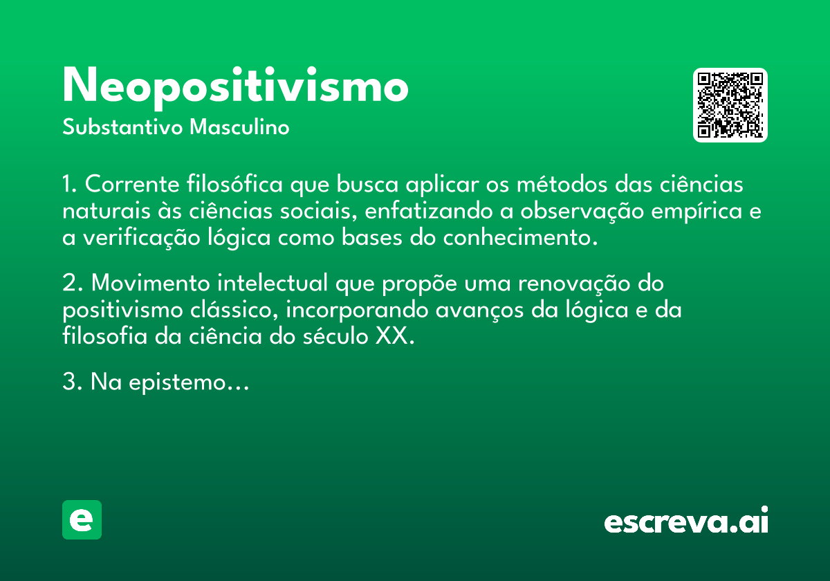 neopositivismo