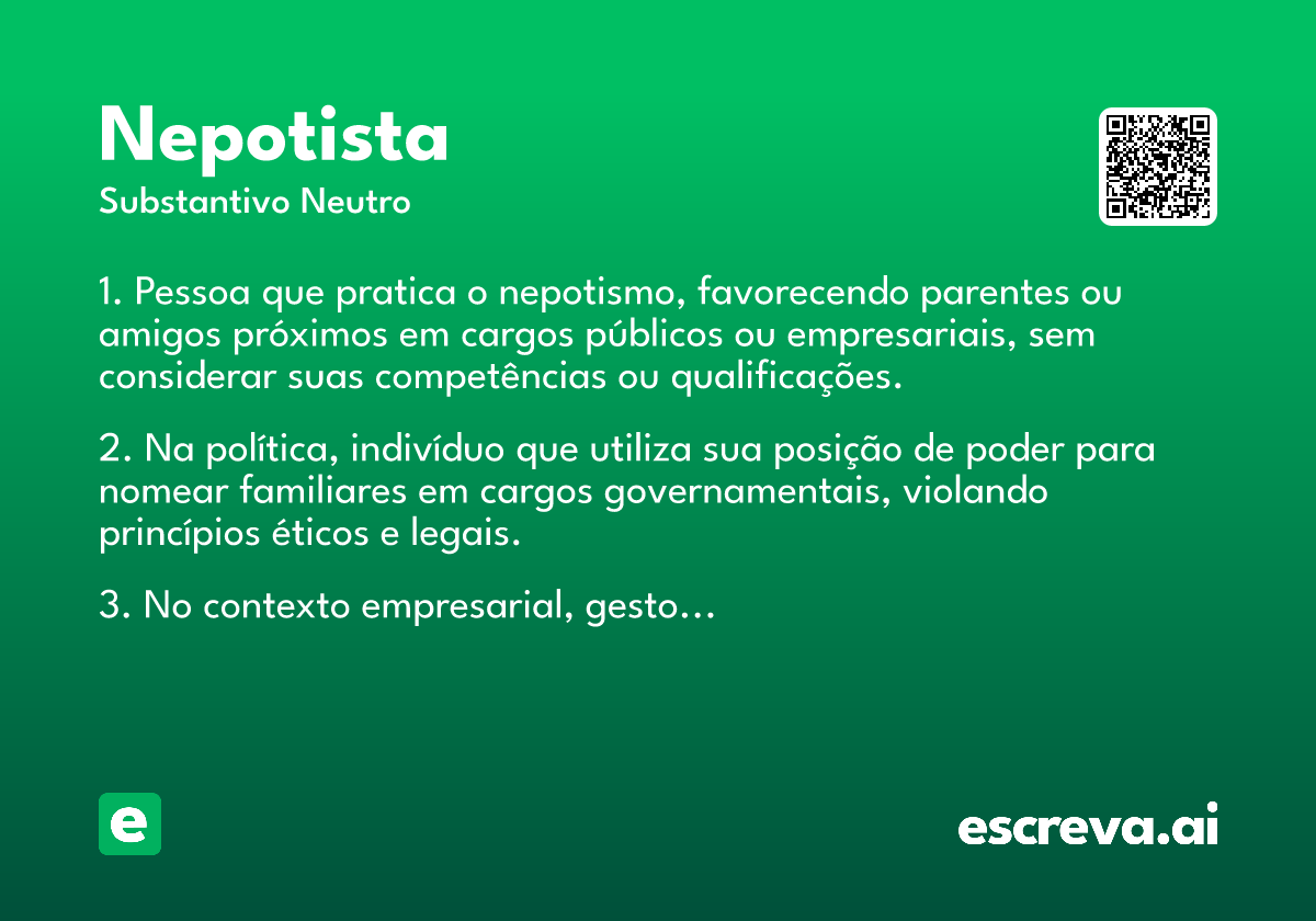 nepotista