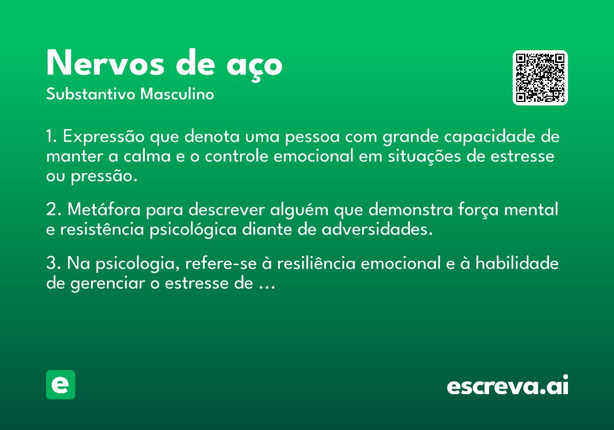 nervos de aço
