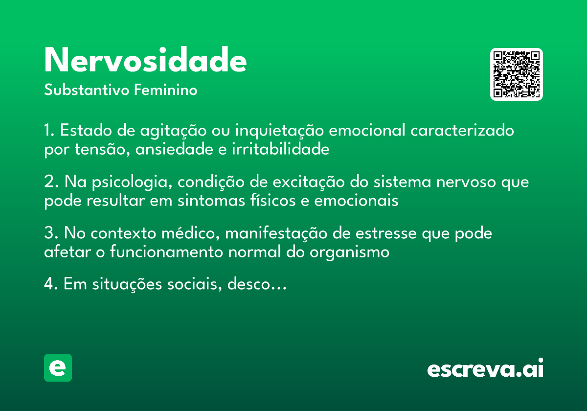 nervosidade