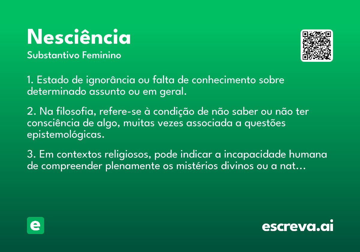 nesciência