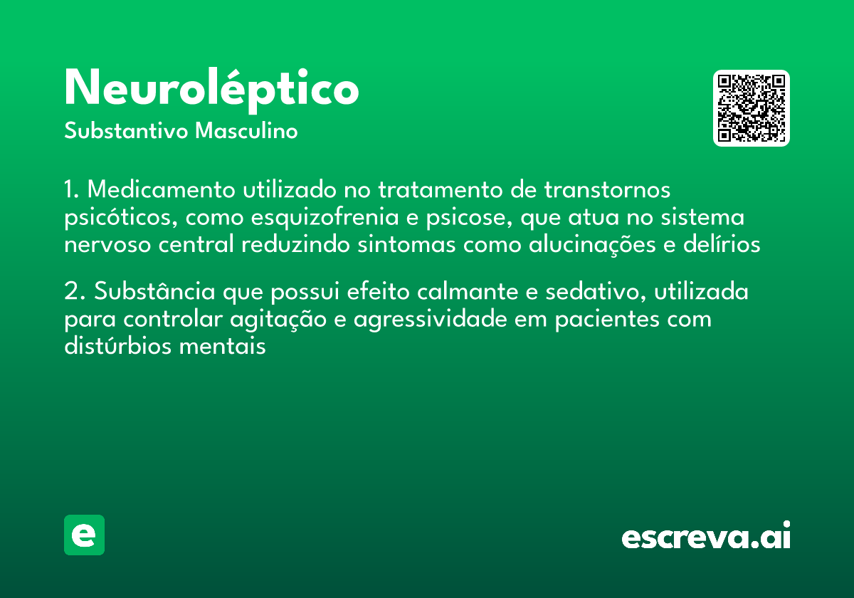 neuroléptico