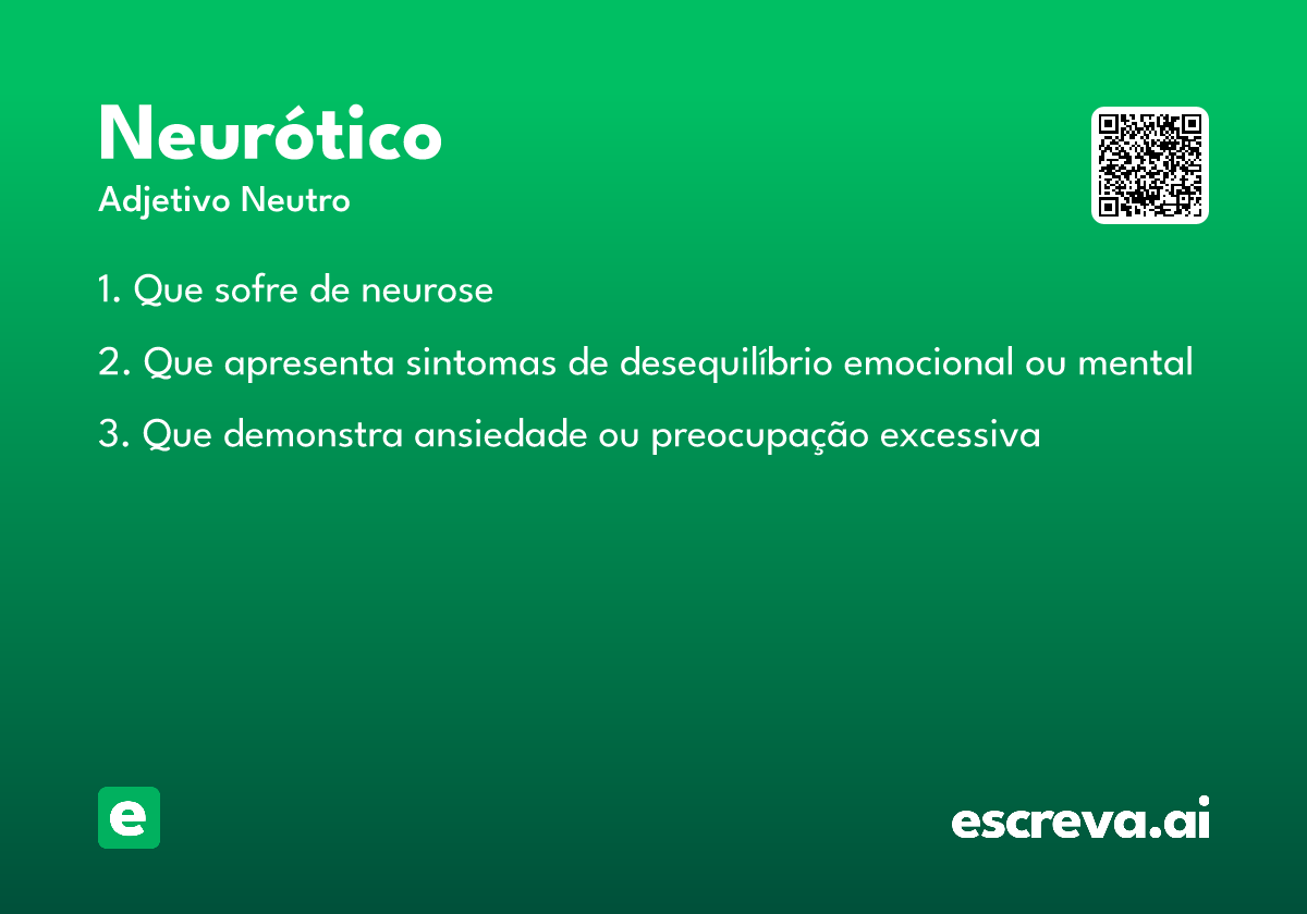 neurótico