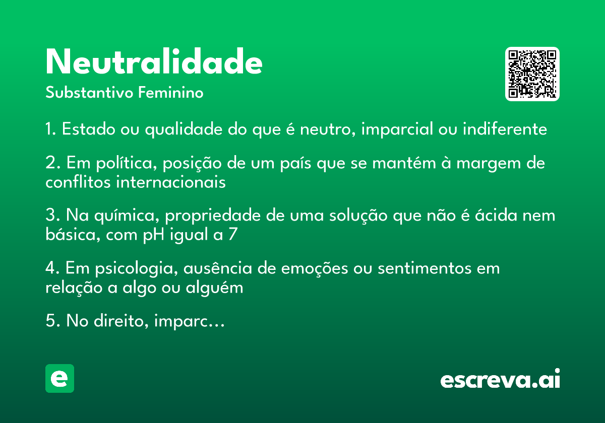 neutralidade