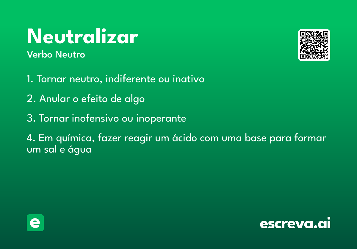 neutralizar
