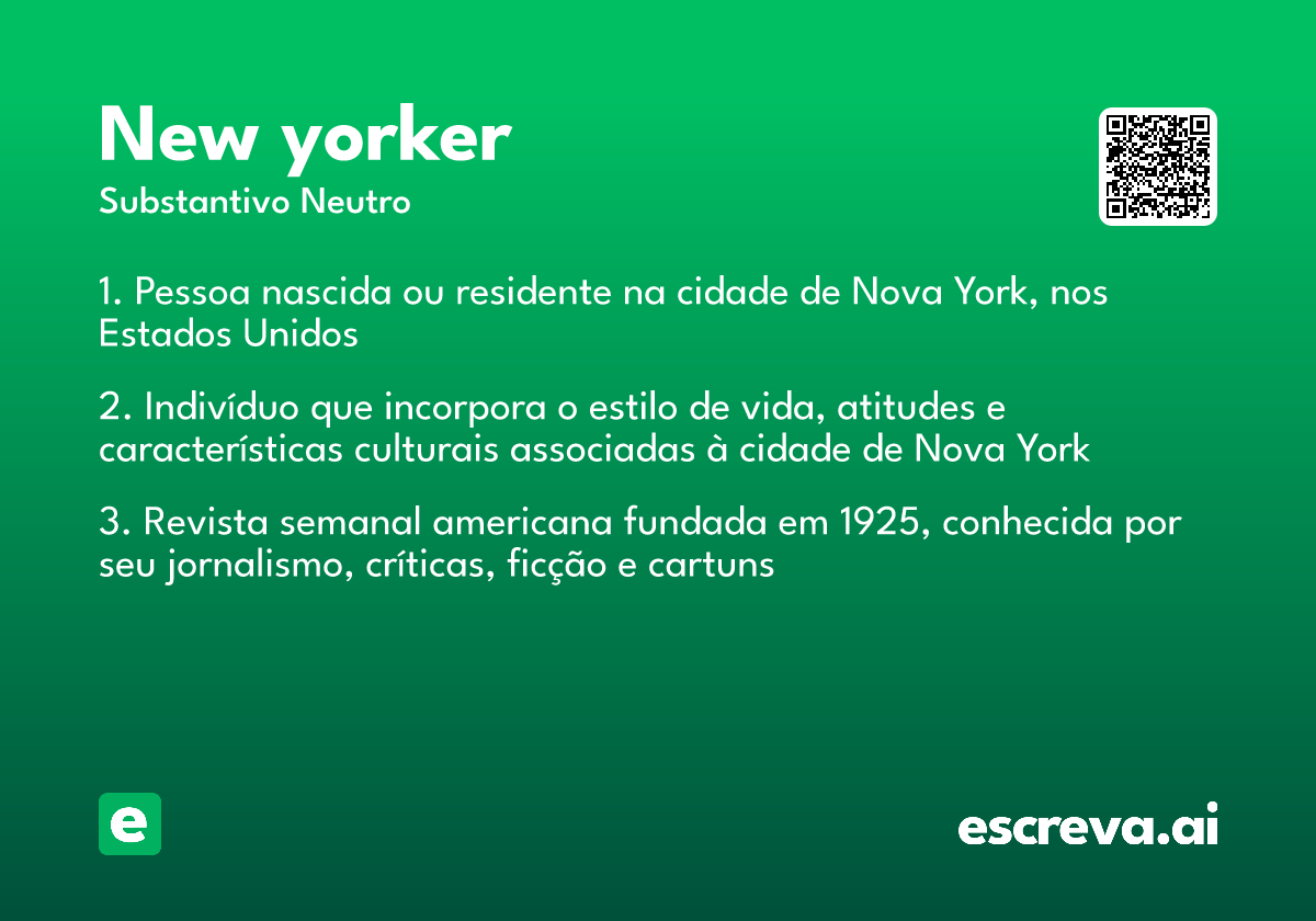 new yorker