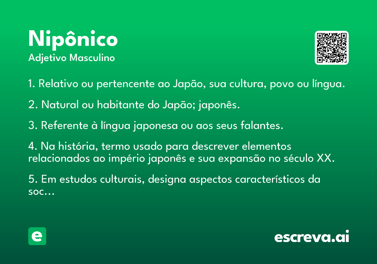 nipônico