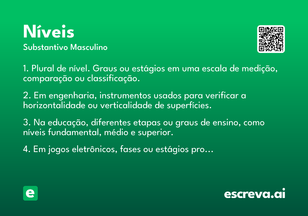 níveis