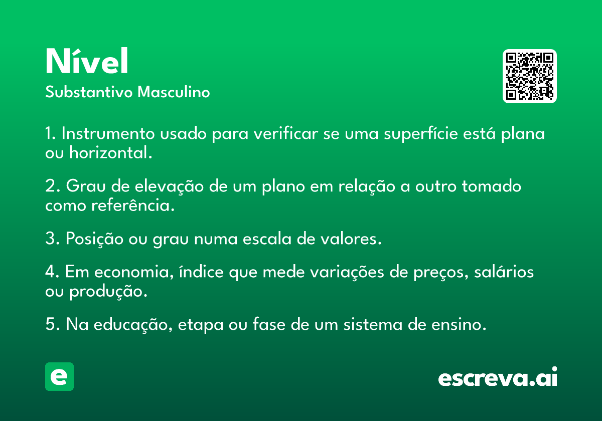 nível