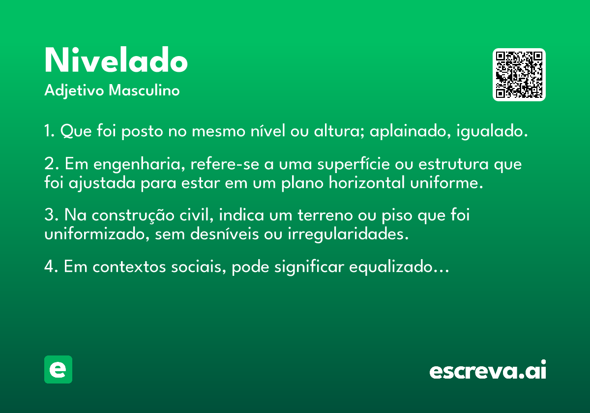 nivelado