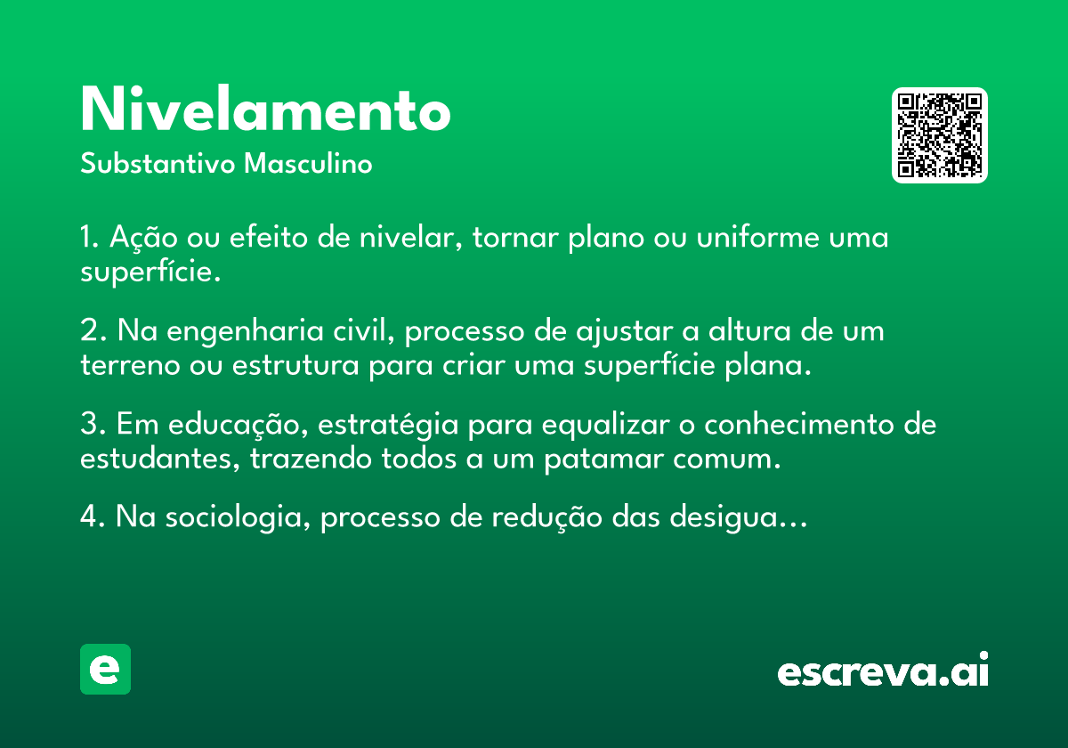 nivelamento