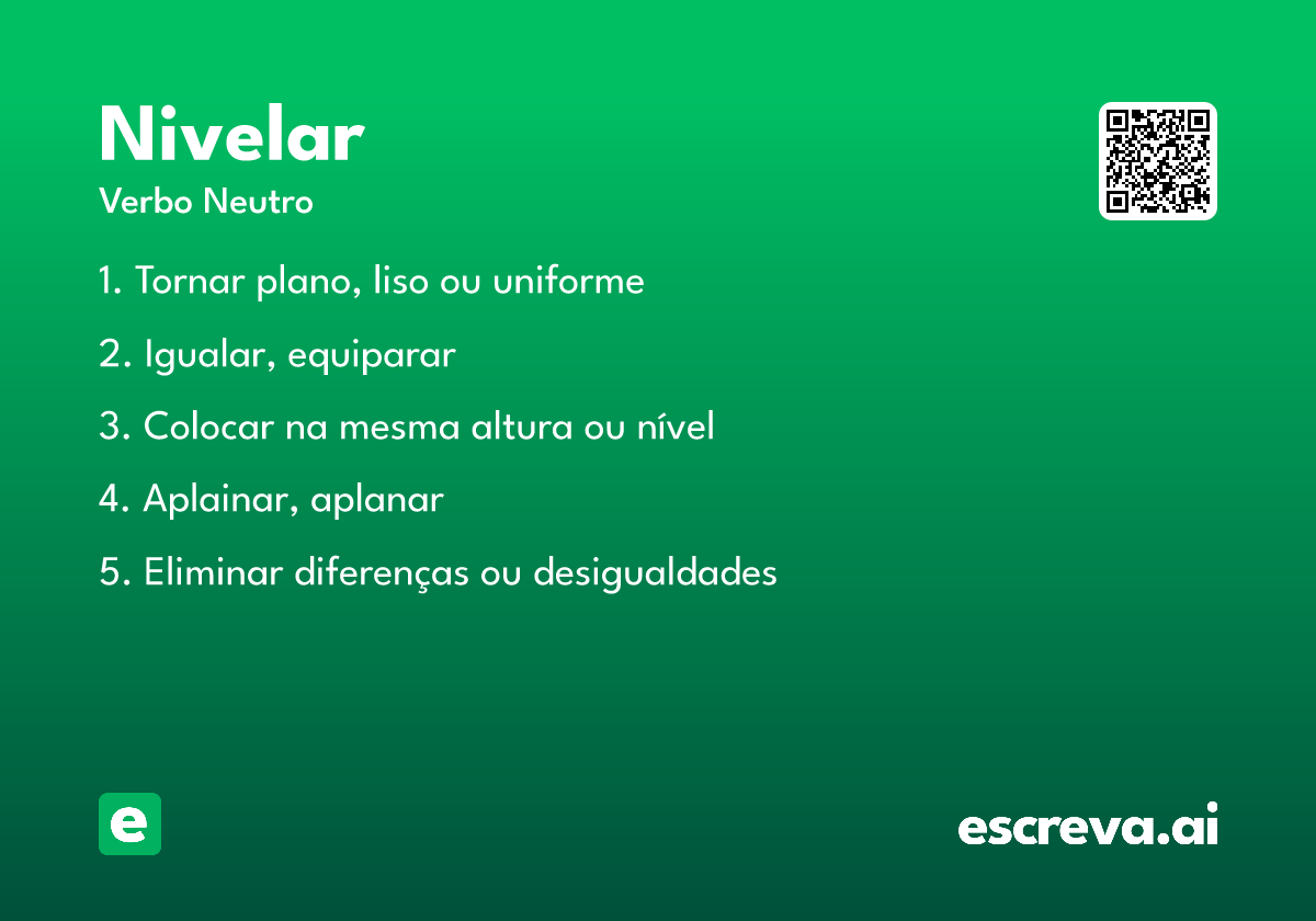 nivelar