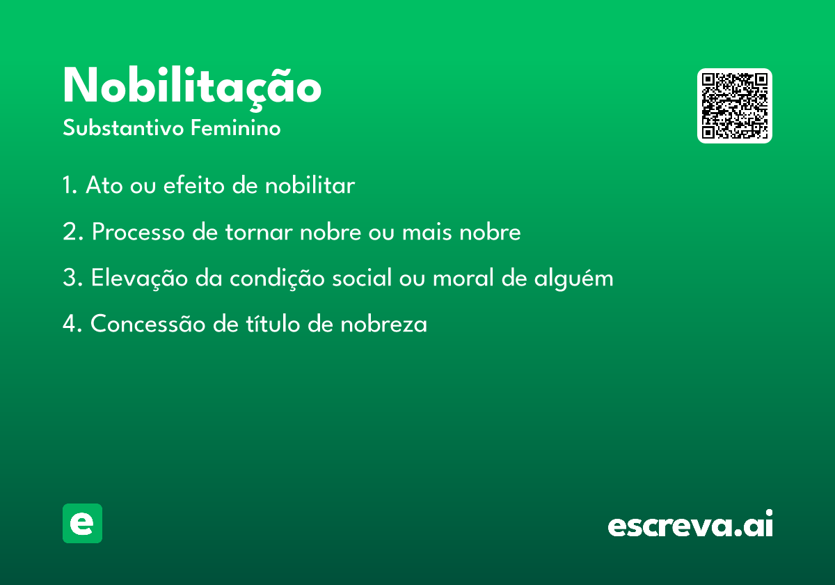 nobilitação