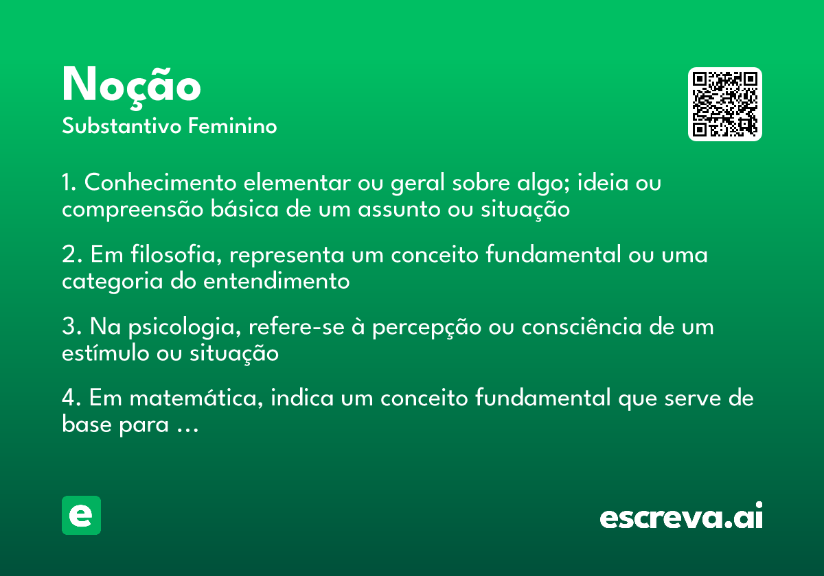 noção