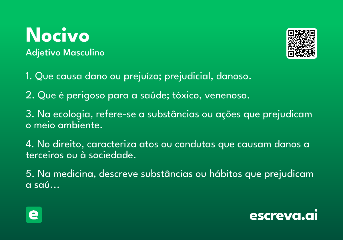 nocivo
