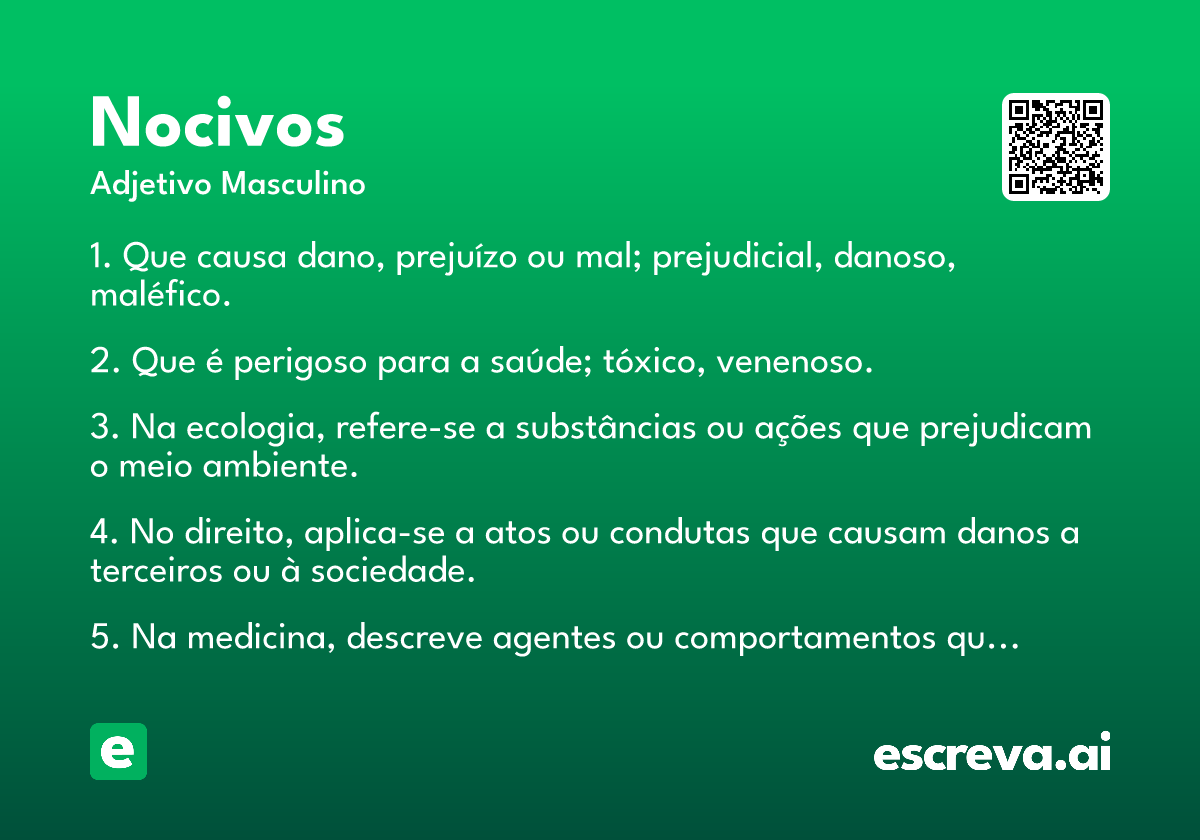nocivos