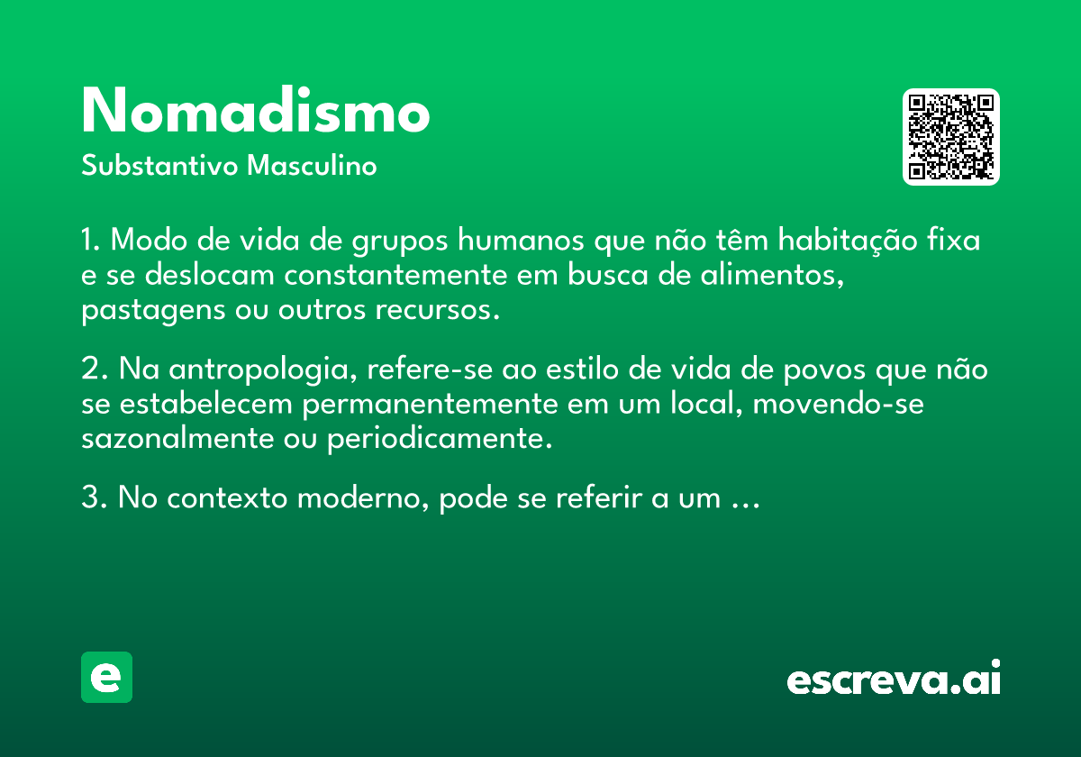 nomadismo