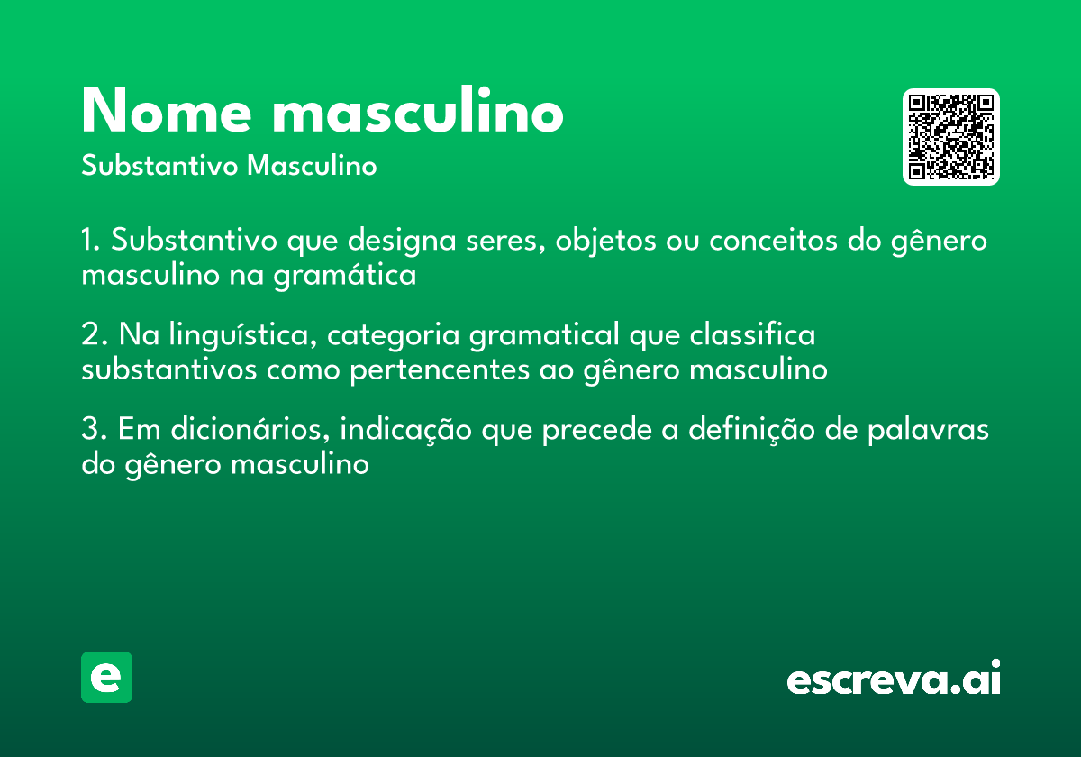 nome masculino