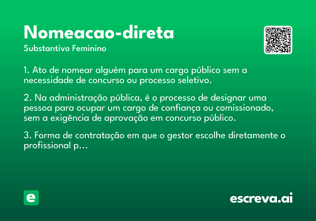 nomeacao-direta