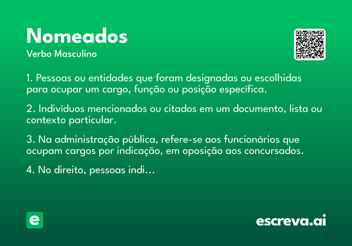 nomeados